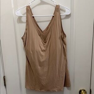 Soma XXL Enbliss  Butter Soft Smoothing Tank Tan Camisole Top